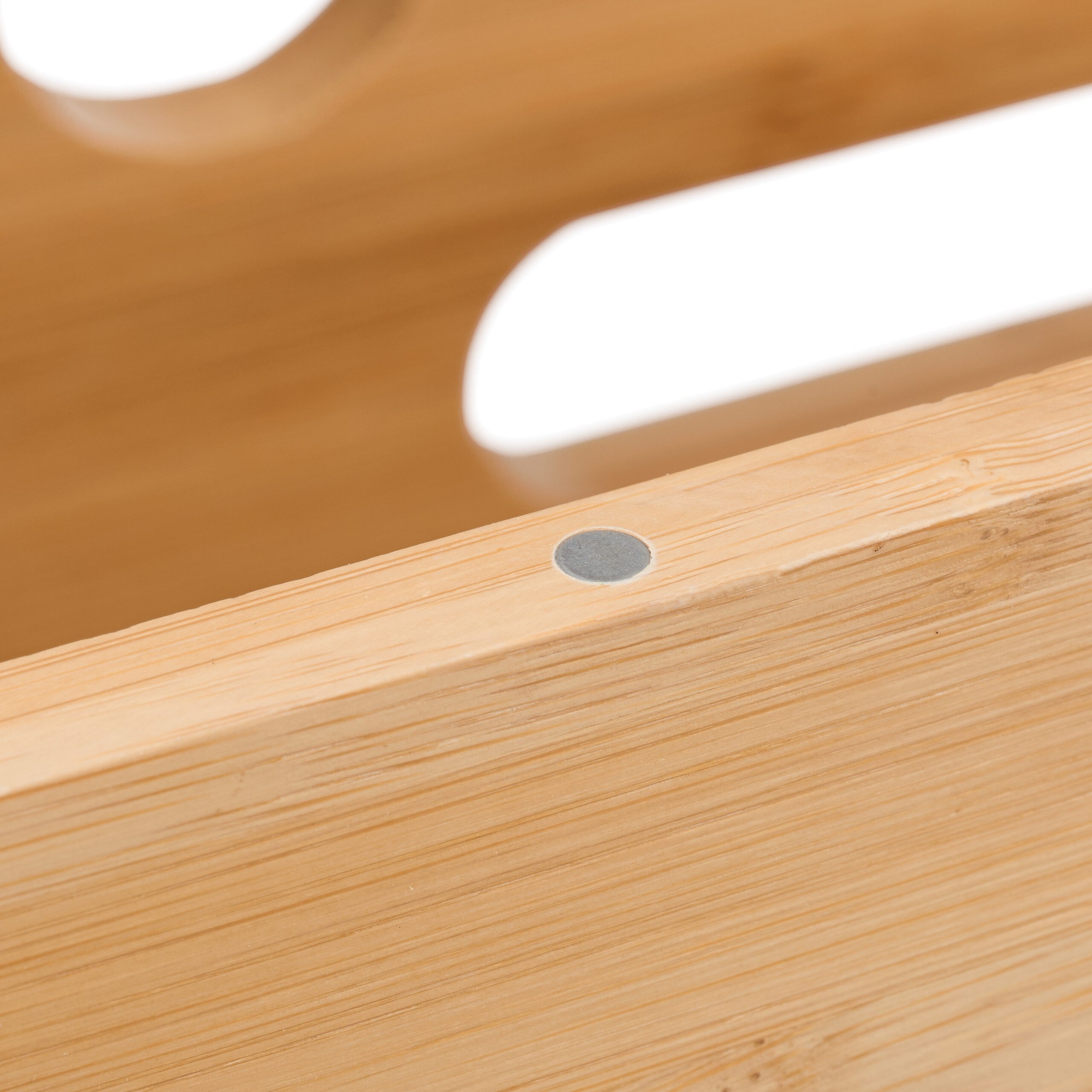 relaxdays Kabelbox aus Bambus