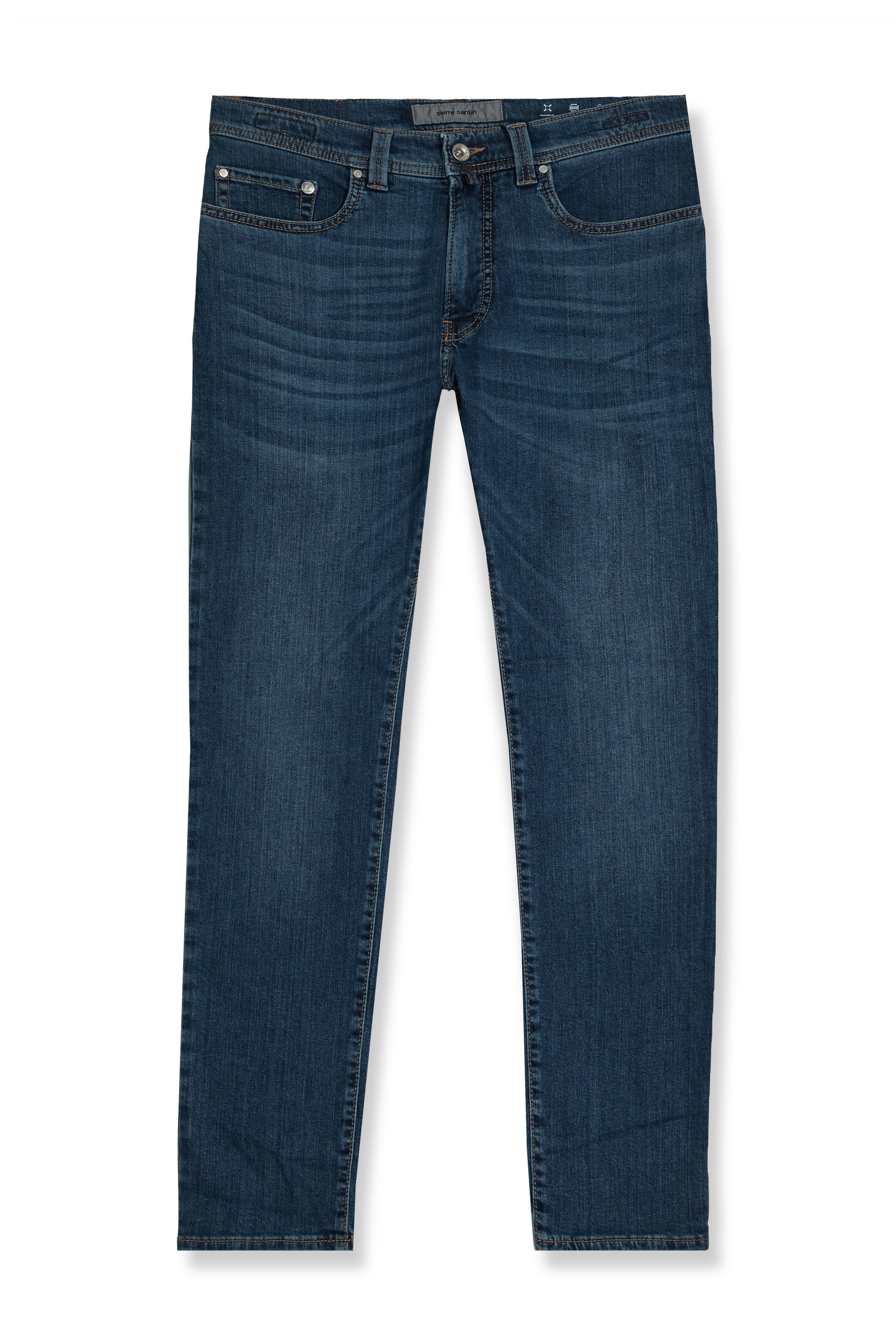 Herren blau Lyon 5-Pocket-Jeans Pierre (1-tlg) Futureflex Jeans Pierre Cardin - Cardin