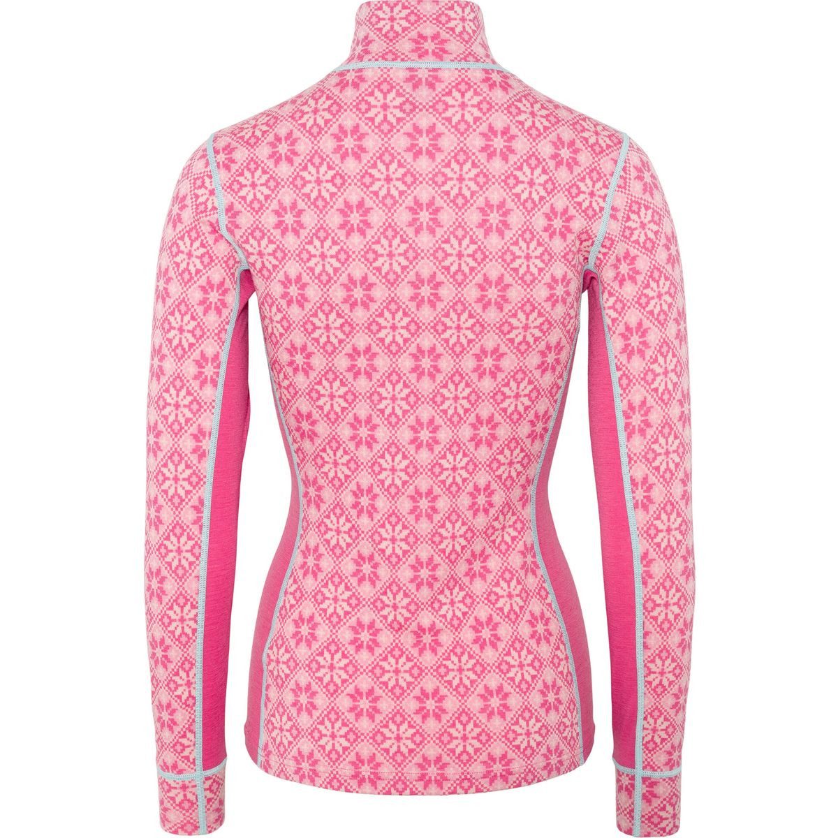 Kari Traa Layershirt Rose Half-Zip Hochwertige Merinowolle und strategische Stretchgewebe-Einsätze für
