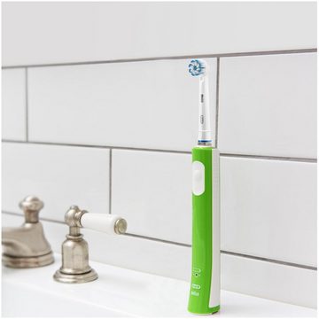 Oral-B Elektrische Zahnbürste Junior Green, Aufsteckbürsten: 1 St.