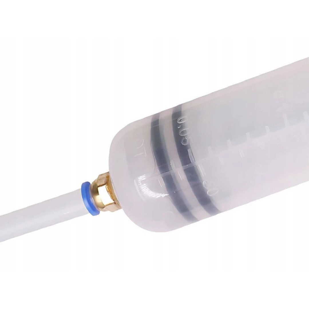 VERK GROUP Absaugspritze Ölsaugspritze 200 ml Absaugspritze Transferspritze mit Schläuchen, (Absaugpumpe / Ölwechselwerkzeug, 1-St., Einzelartikel), Absaugpumpe; für Ölwechsel; manuelle Bedienung
