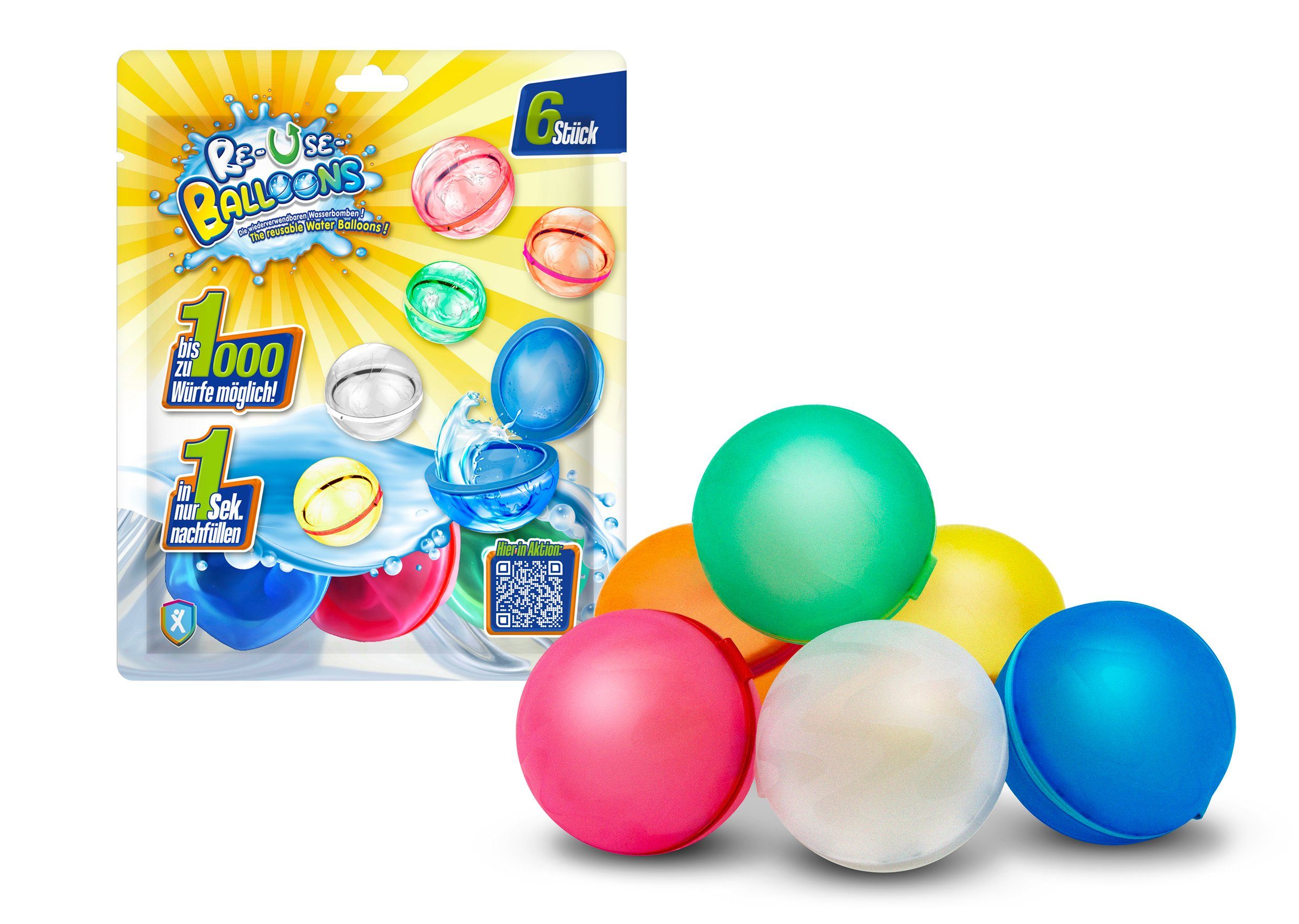 XTREM toys & sports Wasserspiel Re-Use-Balloons, günstig online kaufen