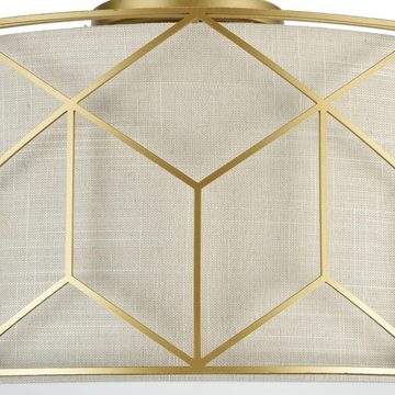 click-licht Deckenleuchte Deckenleuchte Messina E27 in Gold 3-flammig, keine Angabe, Leuchtmittel enthalten: Nein, warmweiss, Deckenlampe, Deckenbeleuchtung, Deckenlicht