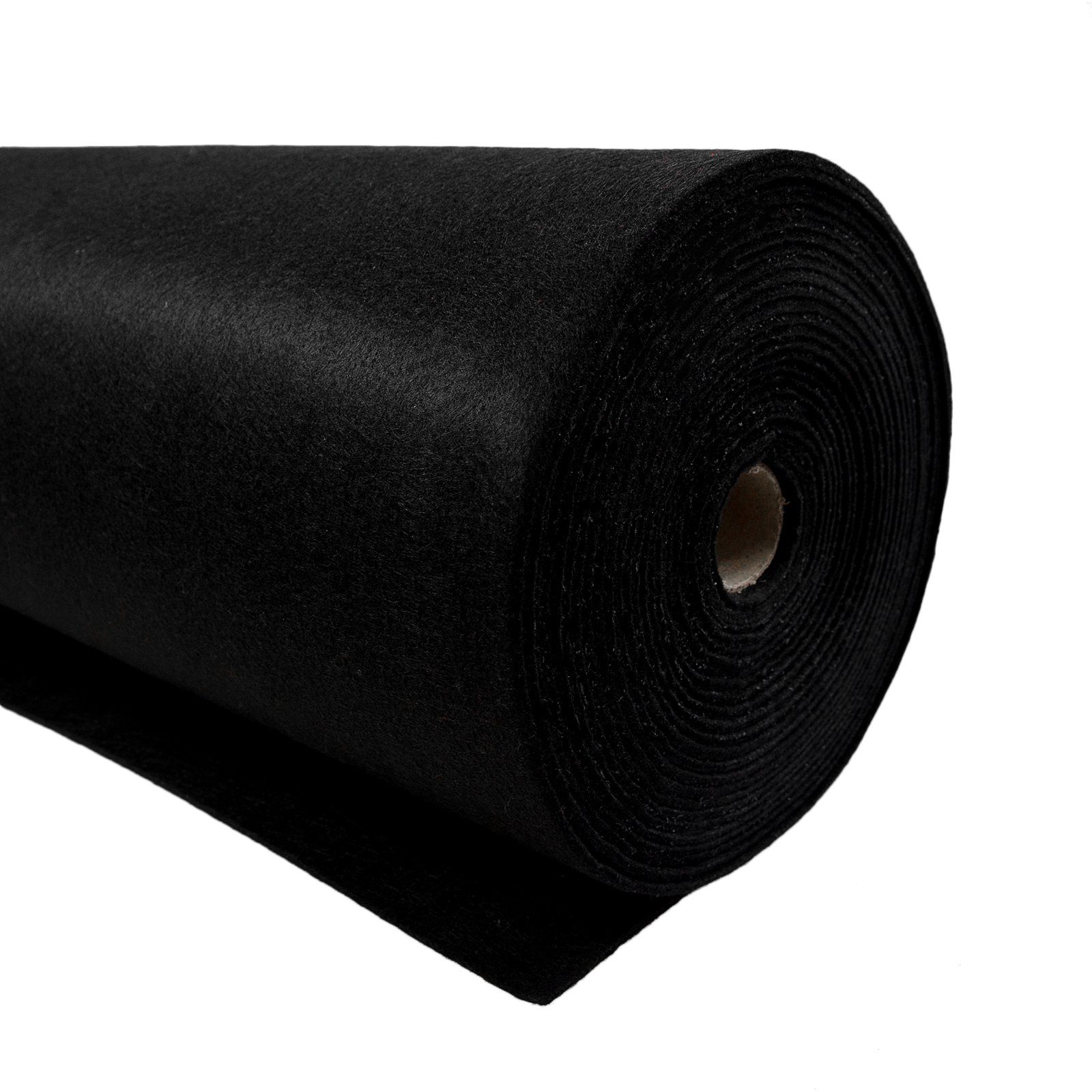 maDDma Stoff 1m waschbarer Bastelfilz Meterware Filz 90cm x 1,5mm, schwarz