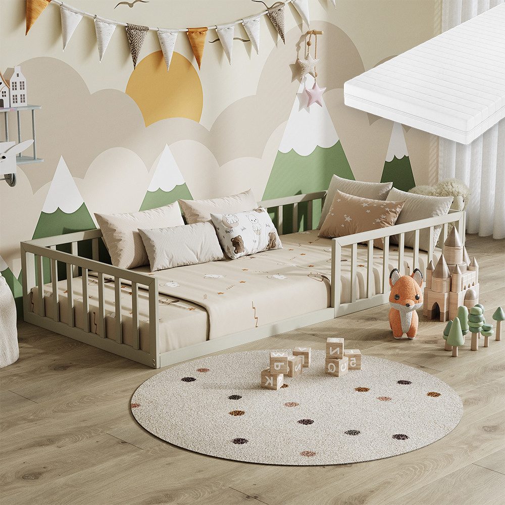 VitaliSpa® Kinderbett Minno, Greige, 90x200 mit günstig online kaufen