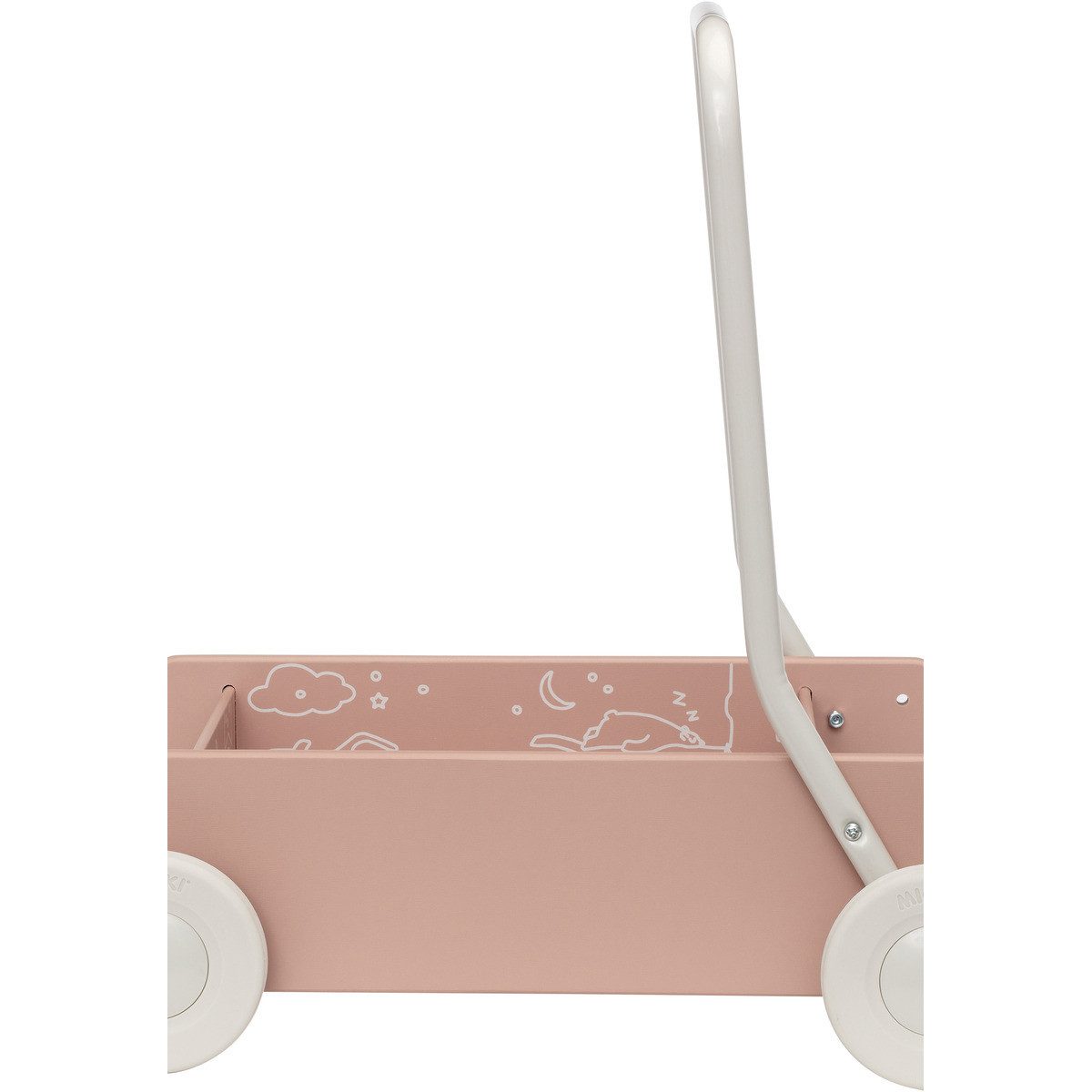 Micki Lauflernwagen Schlafende Bären Unisex Kinder, (1-tlg), Laufwagen, Lauflernhilfe, Babywalker, Lernspielzeug, Holzspielzeug