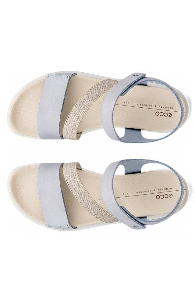 Ecco Flowt (Leder) blau Damen Sandale günstig online kaufen