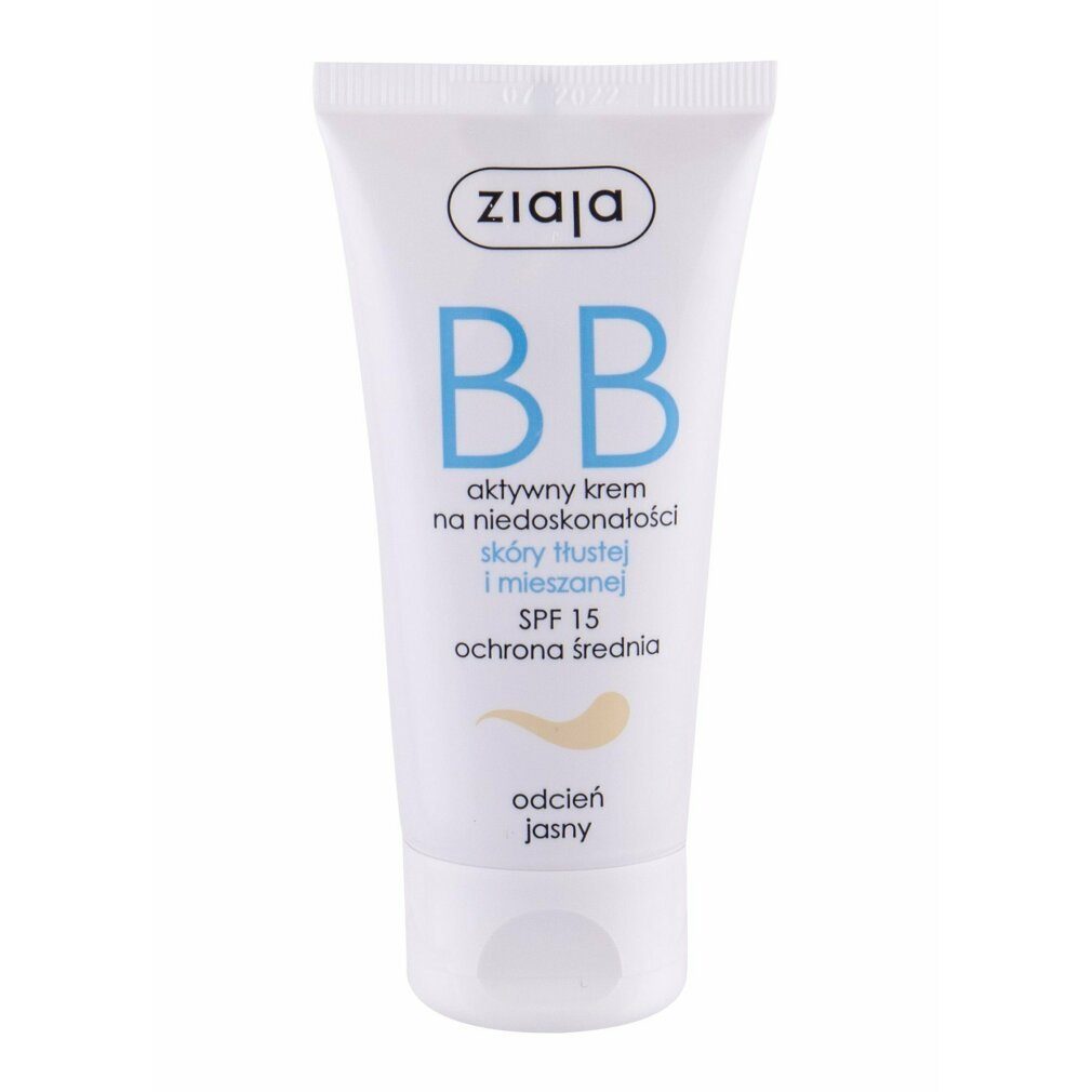 Ziaja Getönte Gesichtscreme BB Cream Oily and Mixed Haut Light50ml SPF15 BB Cream for Women