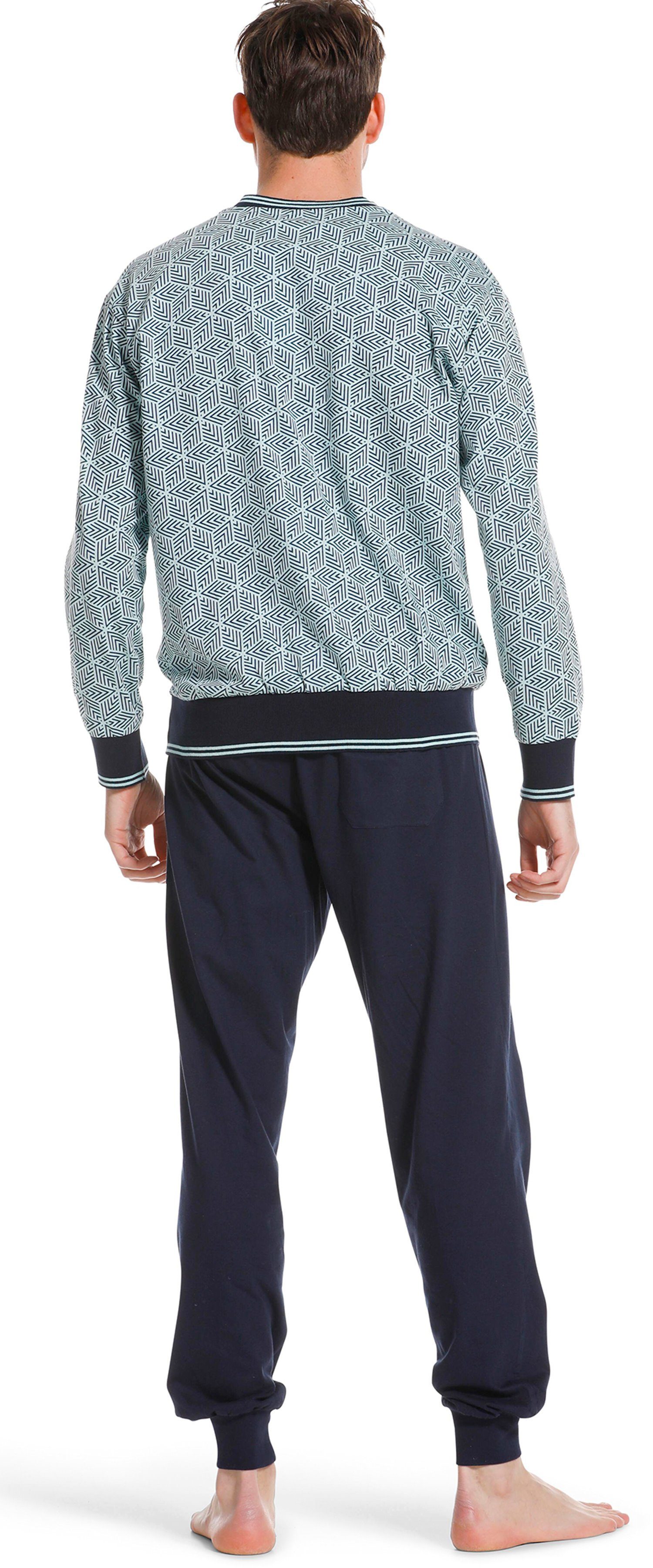Jersey Pastunette Single Schlafanzug (2 tlg) Herren Schlafanzug Baumwolle