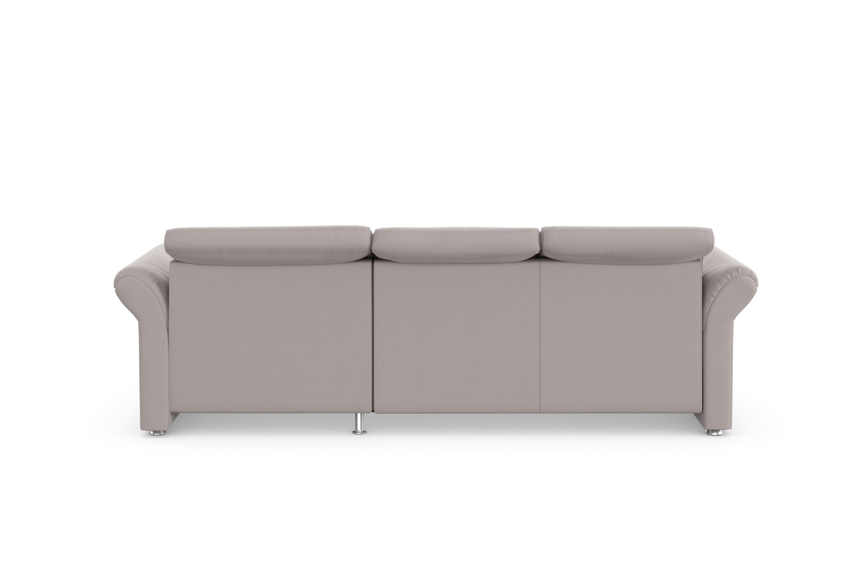 sit&more Ecksofa Apulia, wahlweise Bettfunktion, Armteilverstellung und Bettkasten Kopf- und