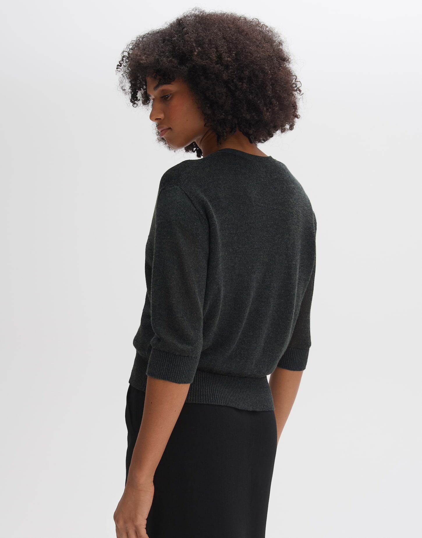 OPUS Cardigan Cardigan DORIFA Regular aus Leinen Mix