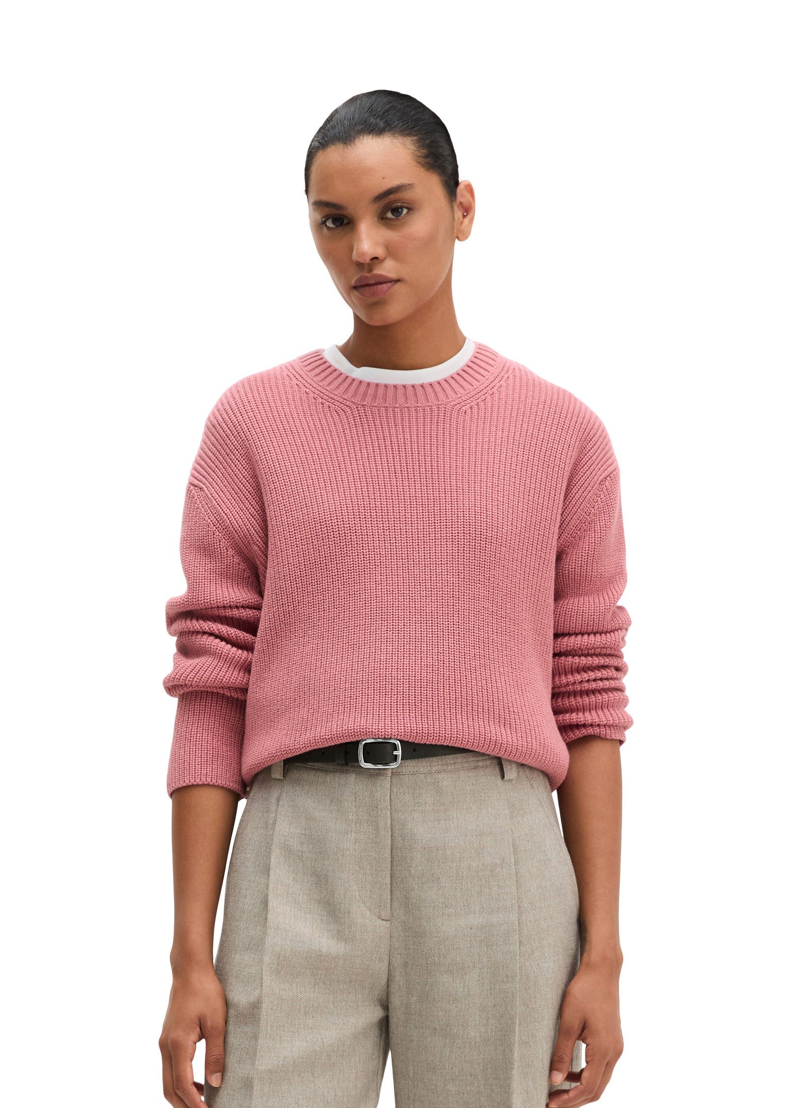 Marc O'Polo Strickpullover aus Heavy-Weight-Organic-Cotton