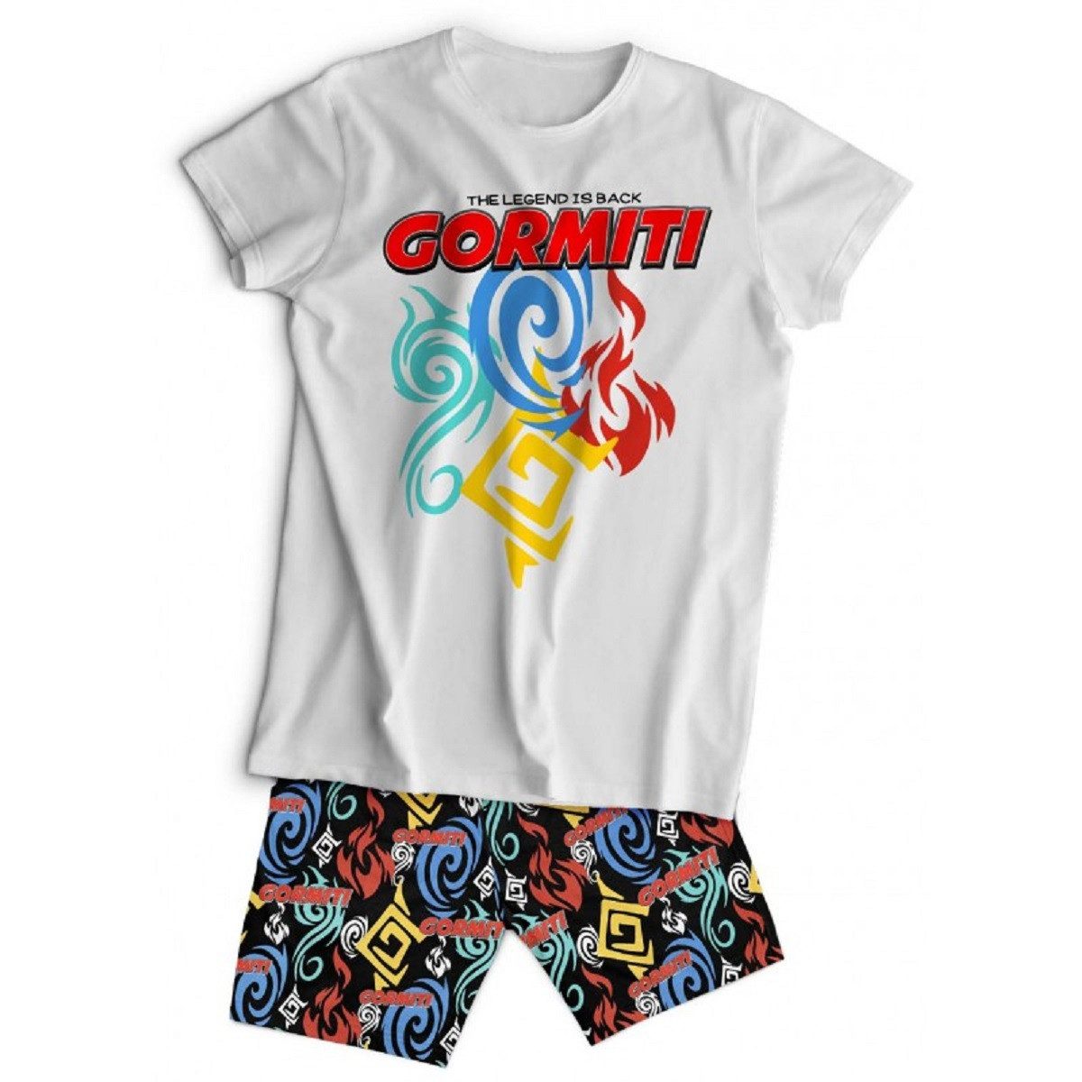 Schlafanzug Kinder Schlafset Kurzarm Baumwolle Sommer Pyjama Set 2 Teilig
