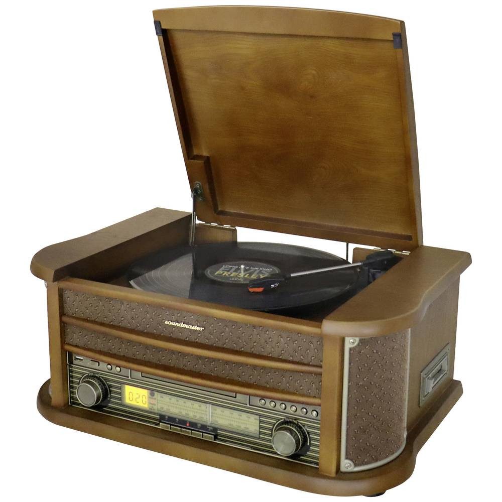 Soundmaster ® Nostalgieplattenspieler mit Direktencoding 10392 Проигрыватели