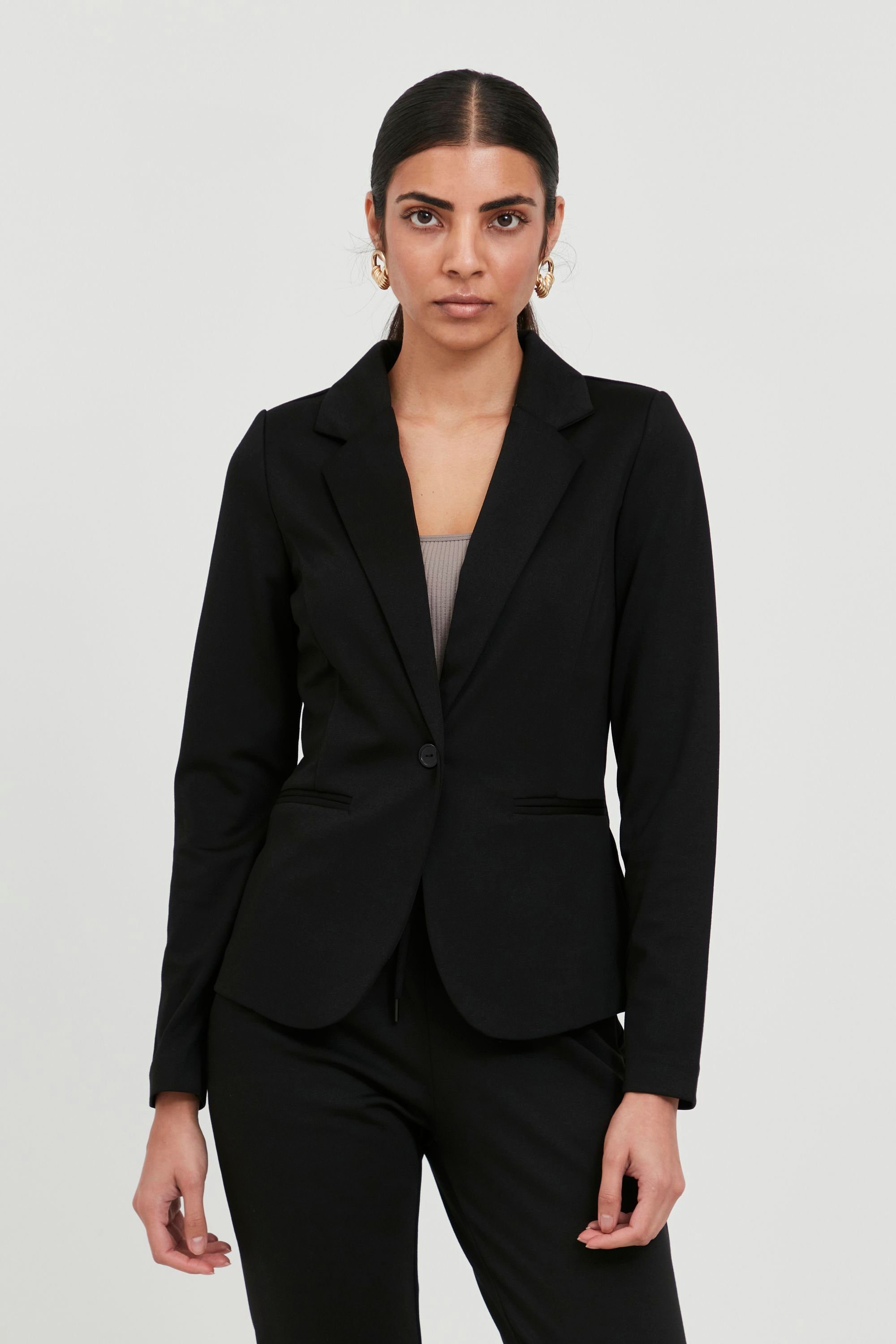 Ichi Sweatblazer IHKATE BL - 20101801 Blazer in toller Passform