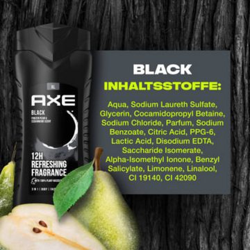 axe Duschgel Black, 6er Pack (6 x 400 ml)