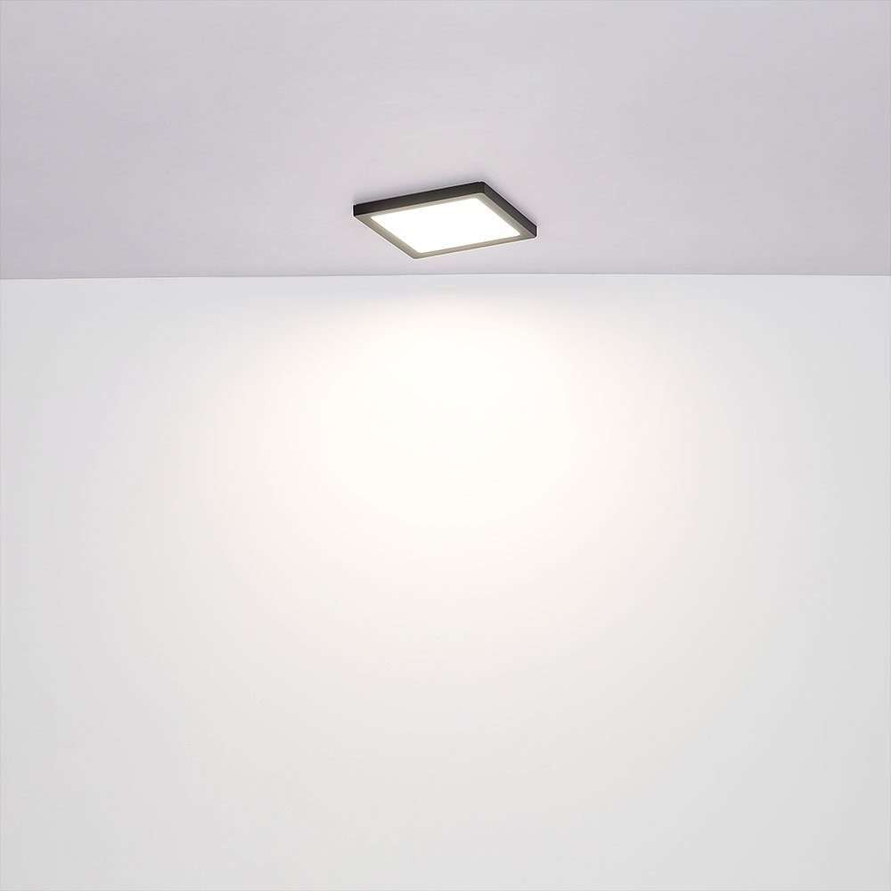 etc-shop LED Deckenleuchte, LED-Leuchtmittel fest Deckenpanel Tageslichtweiß, Kaltweiß, Neutralweiß, Deckenleuchte Wohnzimmerlampe LED verbaut, Warmweiß