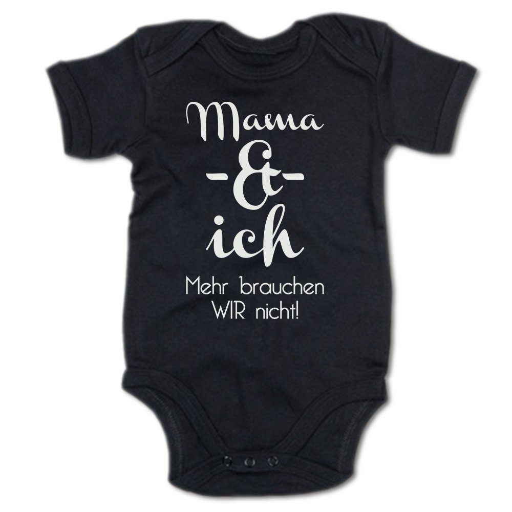 Kurzarmbody Mama & ich – Mehr brauchen wir nicht!