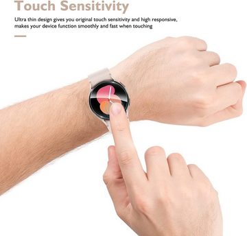 MSM Schutzfolie 3X Hartglas für Samsung Galaxy Watch 5 40 mm Panzerfolie Display Schutzfolie 9H
