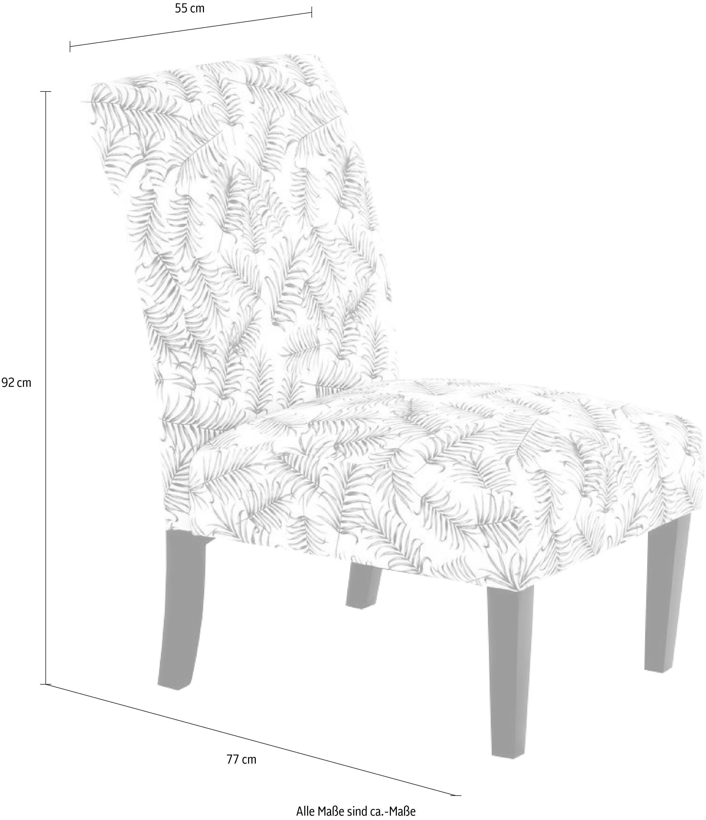 Kayoom Stuhl Indira 110, mit gepolsterter Sitzfläche und Rückenlehne (1 St), stilvoll, modern, ideal für moderne Einrichtungen