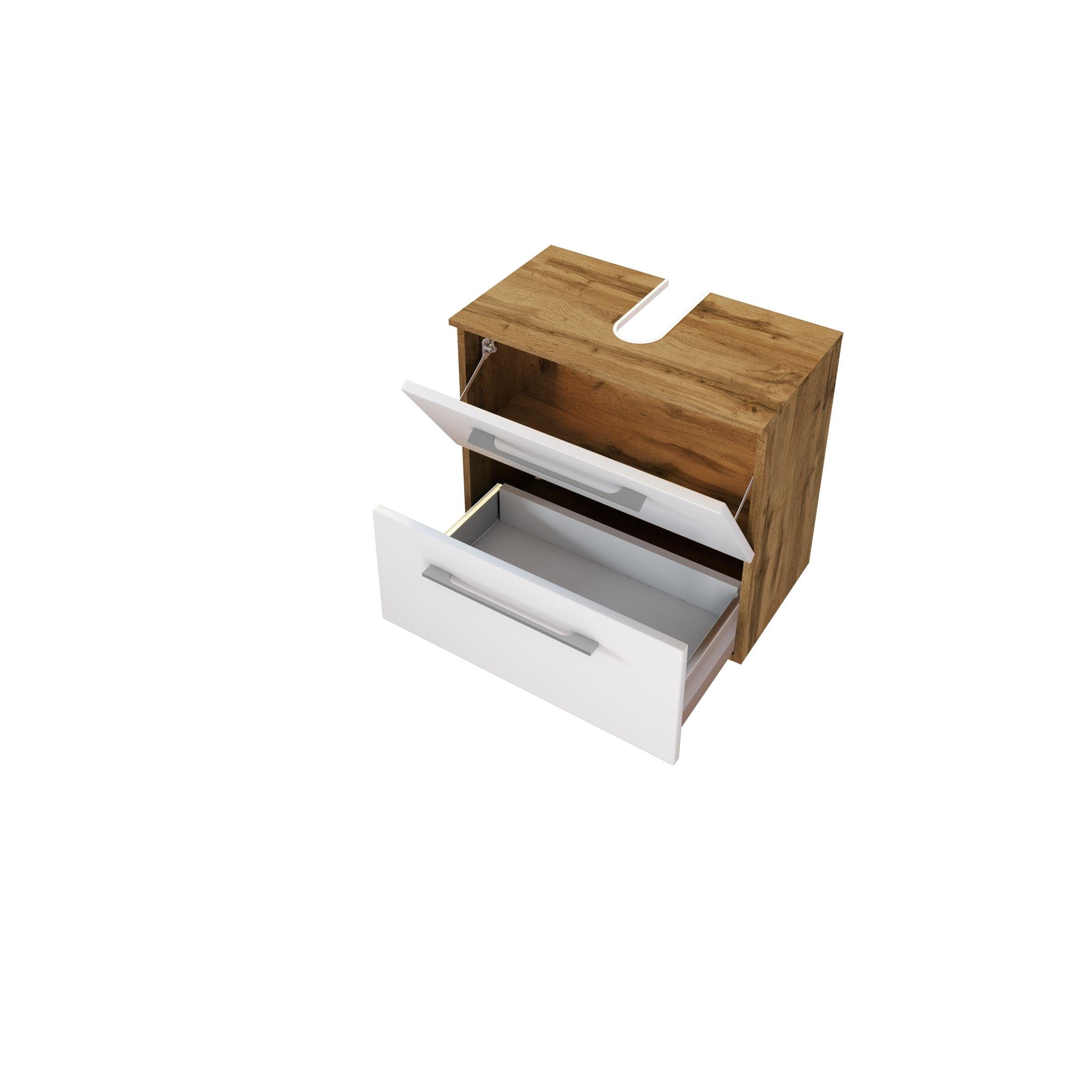 freiraum Waschbeckenunterschrank Livorno 60 x 54 x 35 cm (B/H/T)