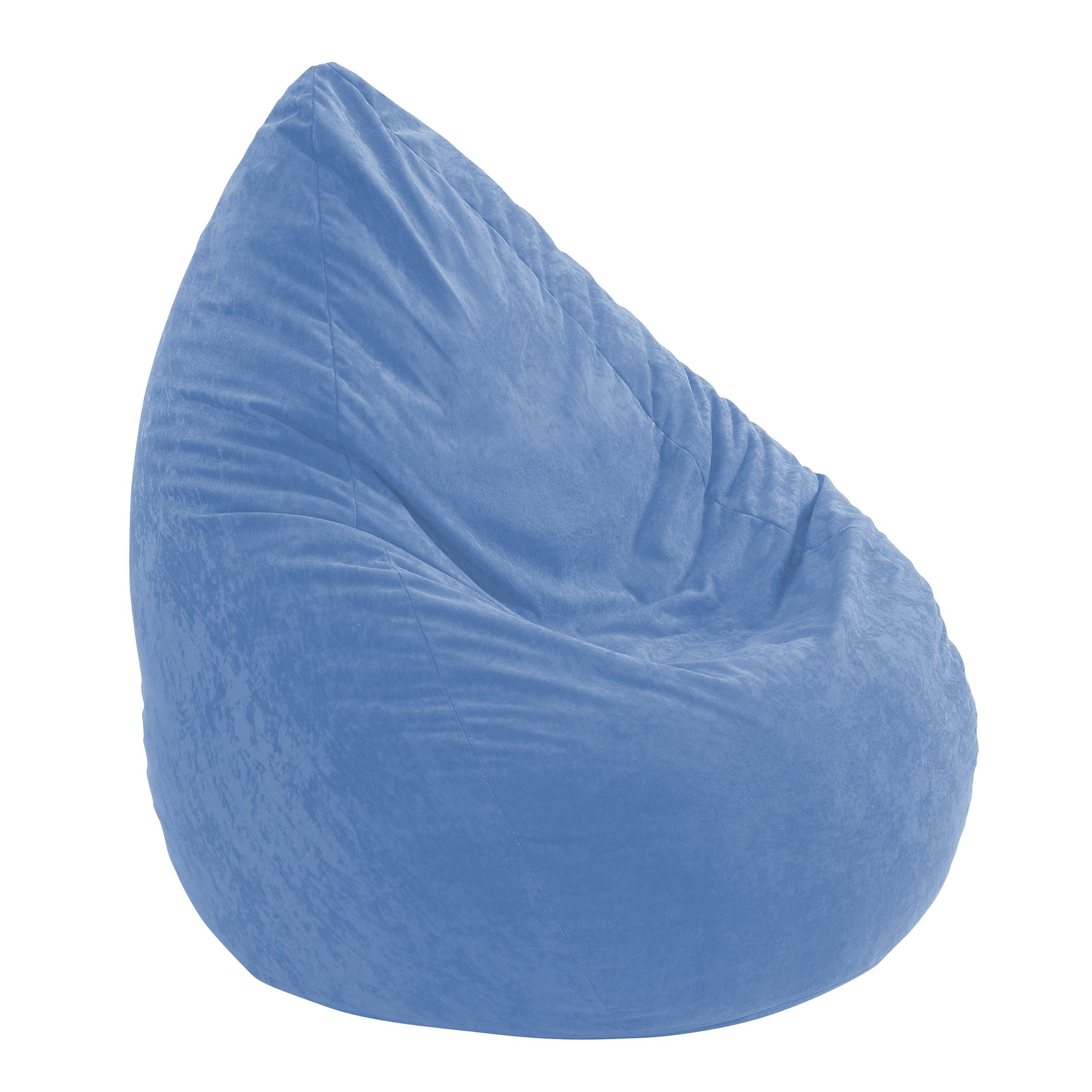 Licardo Sitzsack Sitzsack Poly Noble 110 cm hoch (1 St) hellblau