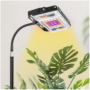yozhiqu Pflanzenlampe Pflanzenlampe, LED-Tischlampe für den Zimmerpflanzenanbau, 150W Halterung Tischständer, Vollspektrum, einschließlich IR-UV
