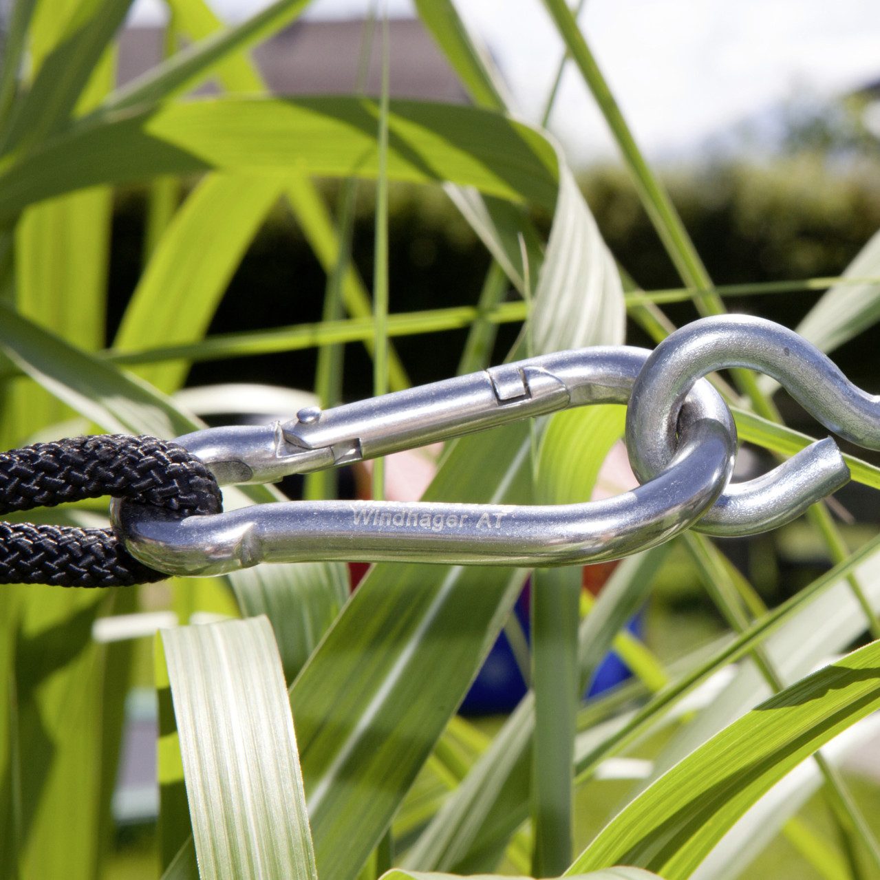 Windhager Sonnensegel Windhager Karabinerhaken Edelstahl rostfrei