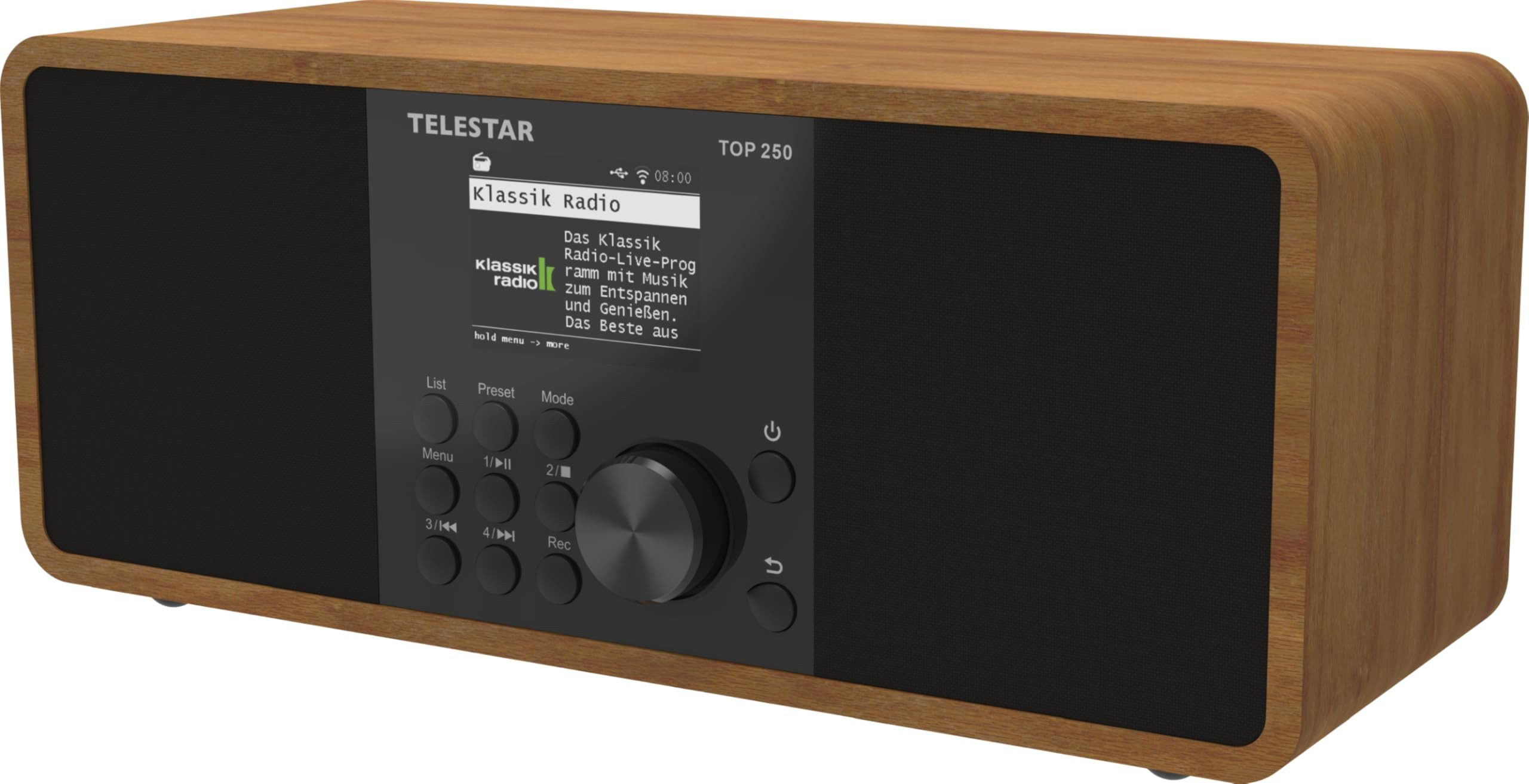 TELESTAR TOP 250 Radio (DAB+ Internetradio schwarz Top 250)