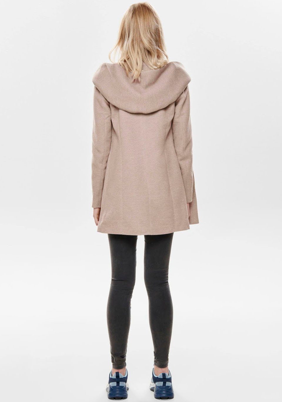 ONLY Kurzmantel ONLSEDONA LIGHT COAT OTW NOOS verdeckte Knopfleiste und Reißverschluss – Bild 2 von 5
