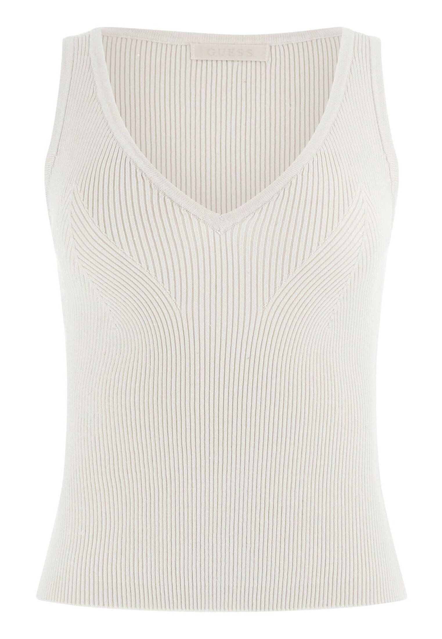 Guess T-Shirt Damen Stricktop mit Viskose günstig online kaufen