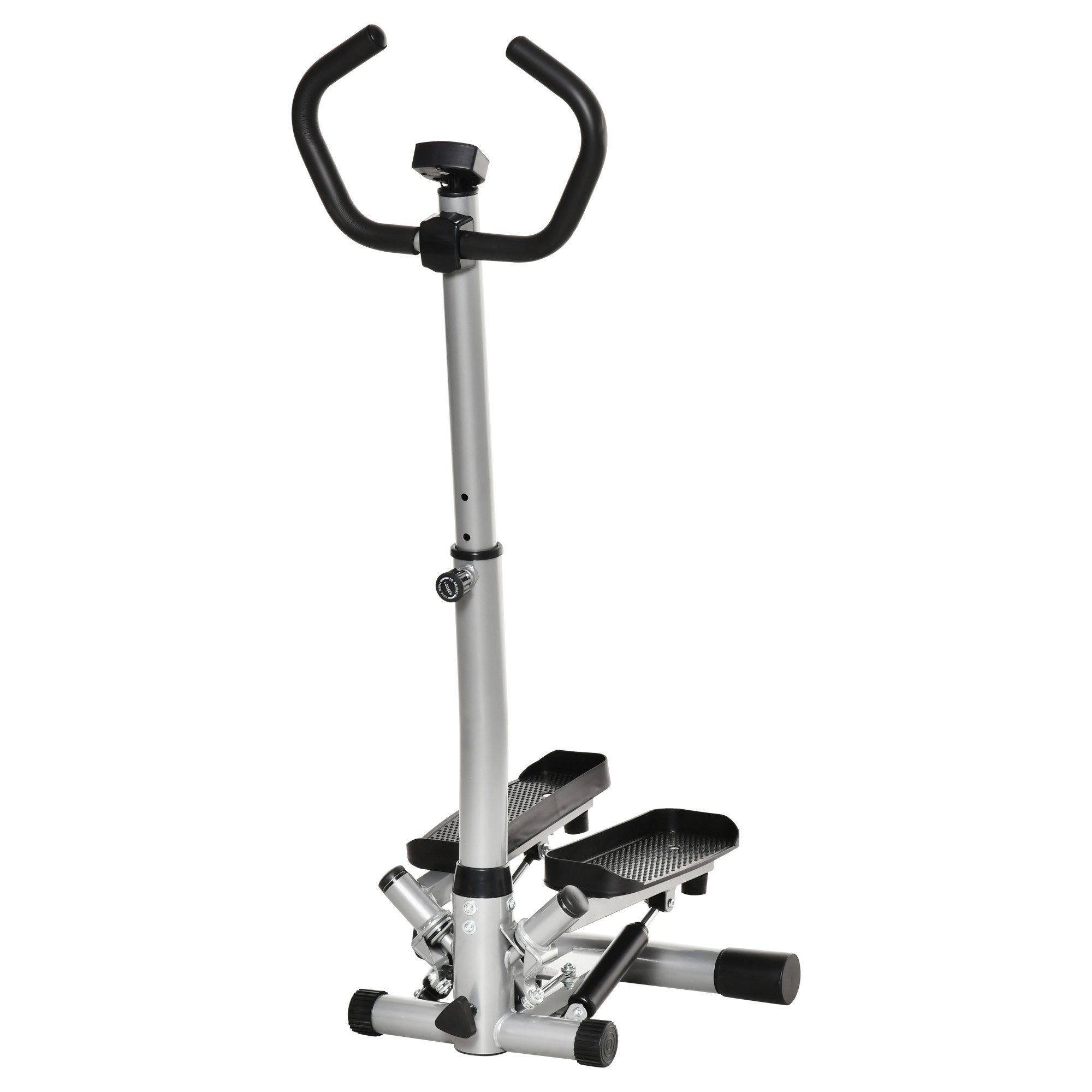 Novzep Stepper Stepper Heimtrainer für Zuhause mit LCD-Bildschirm einstellbare (1-tlg), Geschwindigkeit Metall ABS 55 x 53 x 118-128 cm