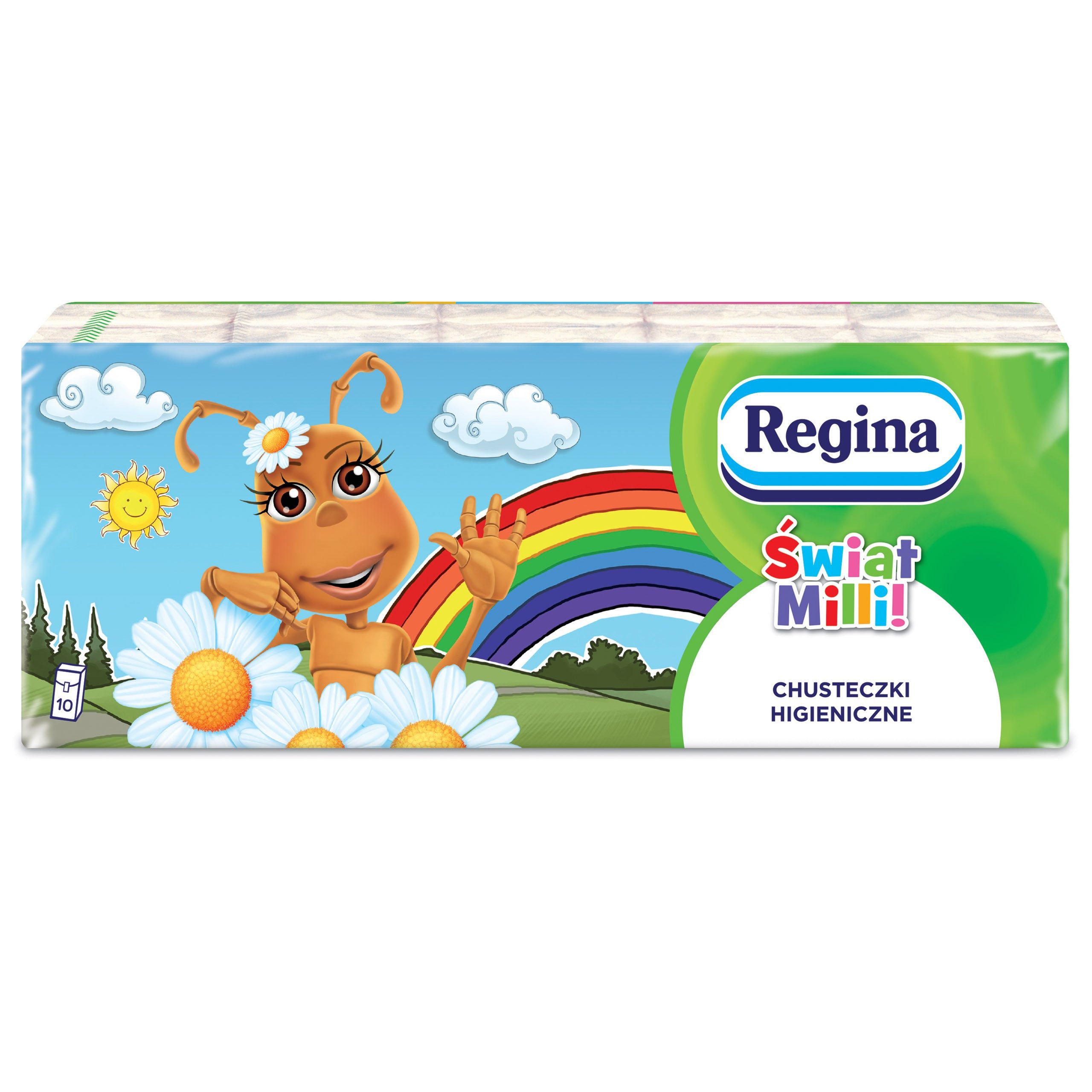 Regina Papiertaschentücher Regina Taschentücher mit Duft Millas Welt 10x9 Stück 1 Pack