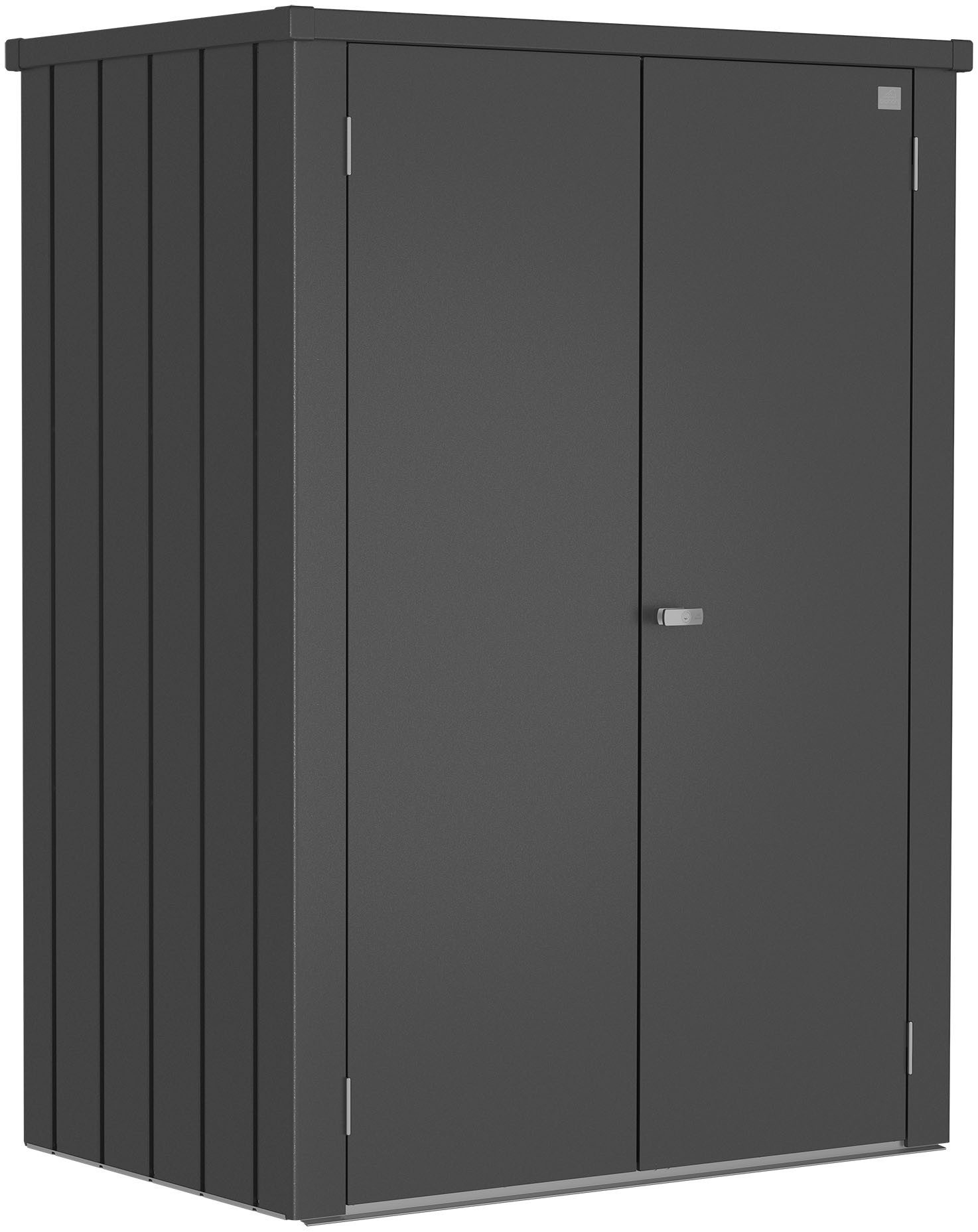 Biohort Mehrzweckschrank Romeo Gr. L high, verschiedene Farben 132x87x181 cm, der ideale Terrassenschrank aus Metall