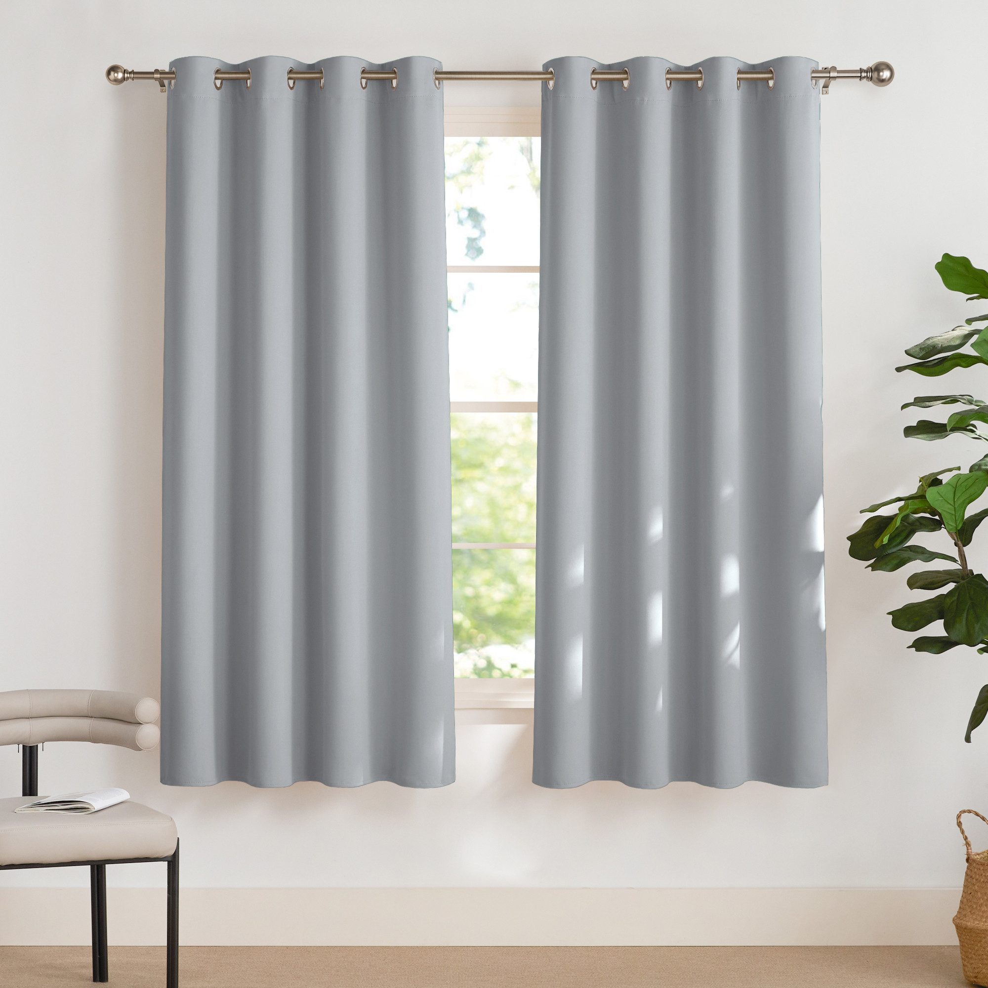 PONY DANCE Verdunkelungsvorhang für Schlafzimmer Thermo Vorhänge gegen Hitz günstig online kaufen