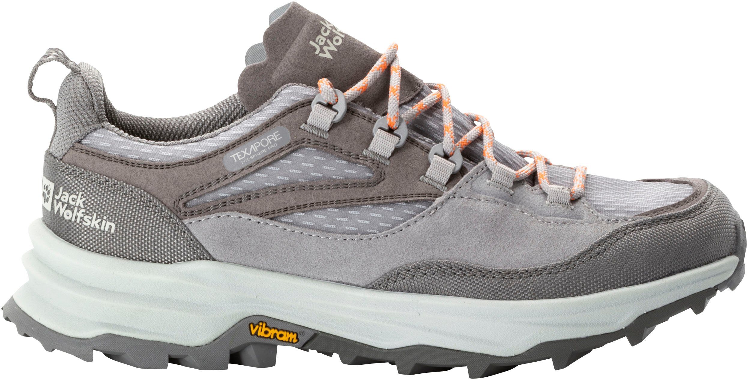 Jack Wolfskin CYROX TEXAPORE LOW W Wanderschuh Wasserdicht, Trekkingschuh günstig online kaufen
