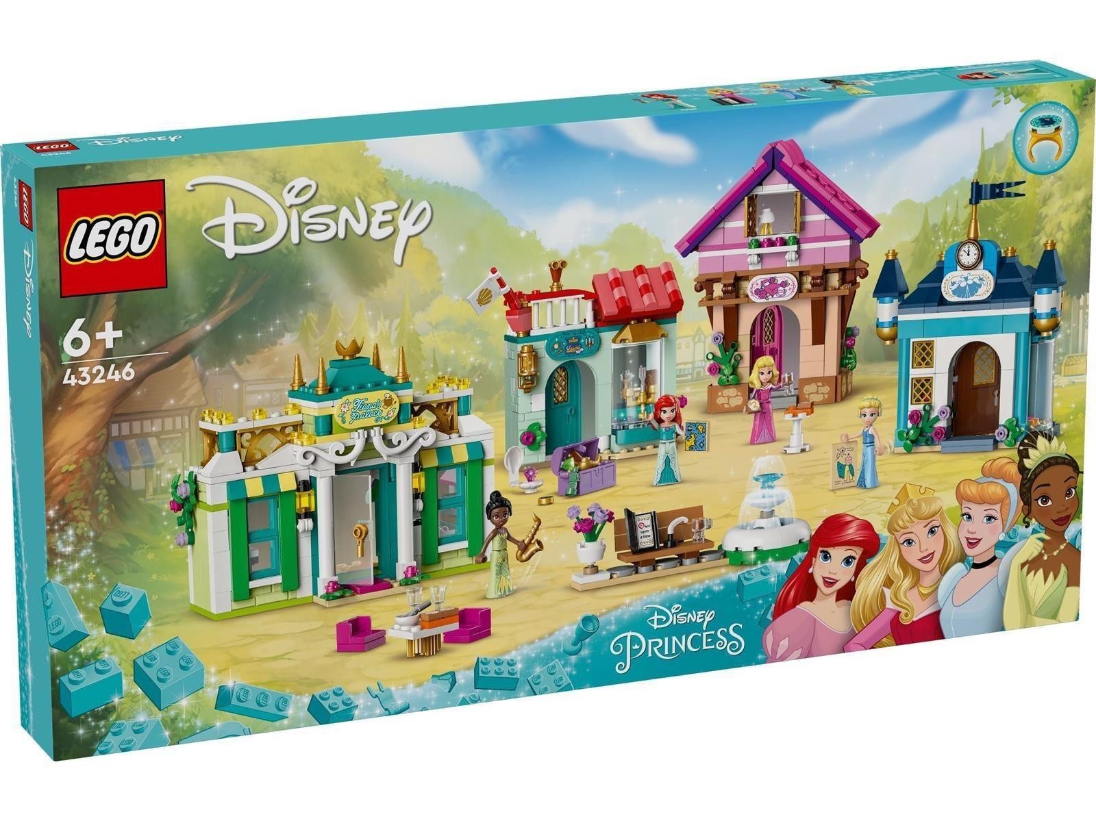 LEGO® LEGO® Disney™ 43246 Disney Prinzessinnen Abenteuermarkt Konstruktionsspielsteine, (817 St)