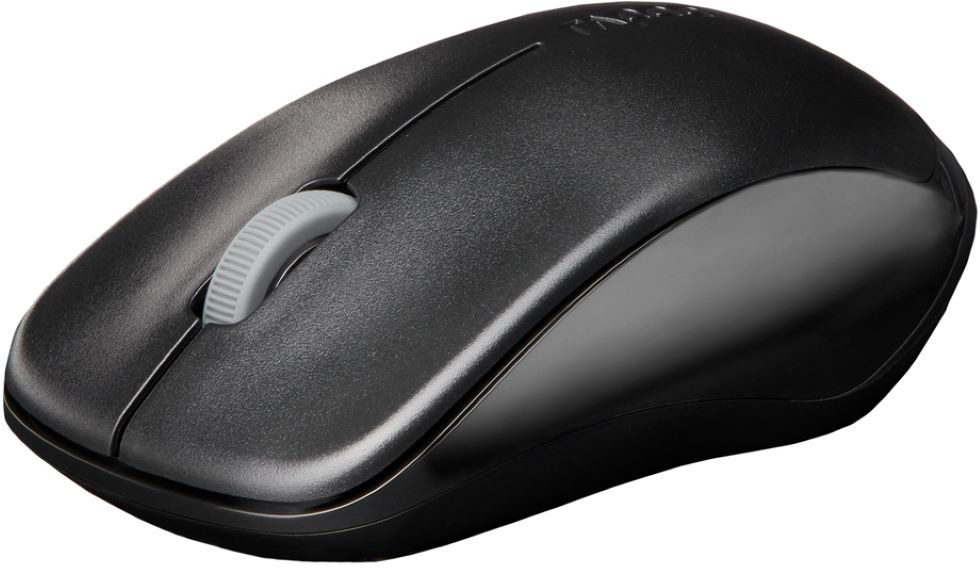 Rapoo 1620 - kabellose, ergonomische 3-Tasten Computer Maus (2400 dpi, 2,4 GHz, 1.000dpi, bis zu 9 Monate Batteriehaltbarkeit)