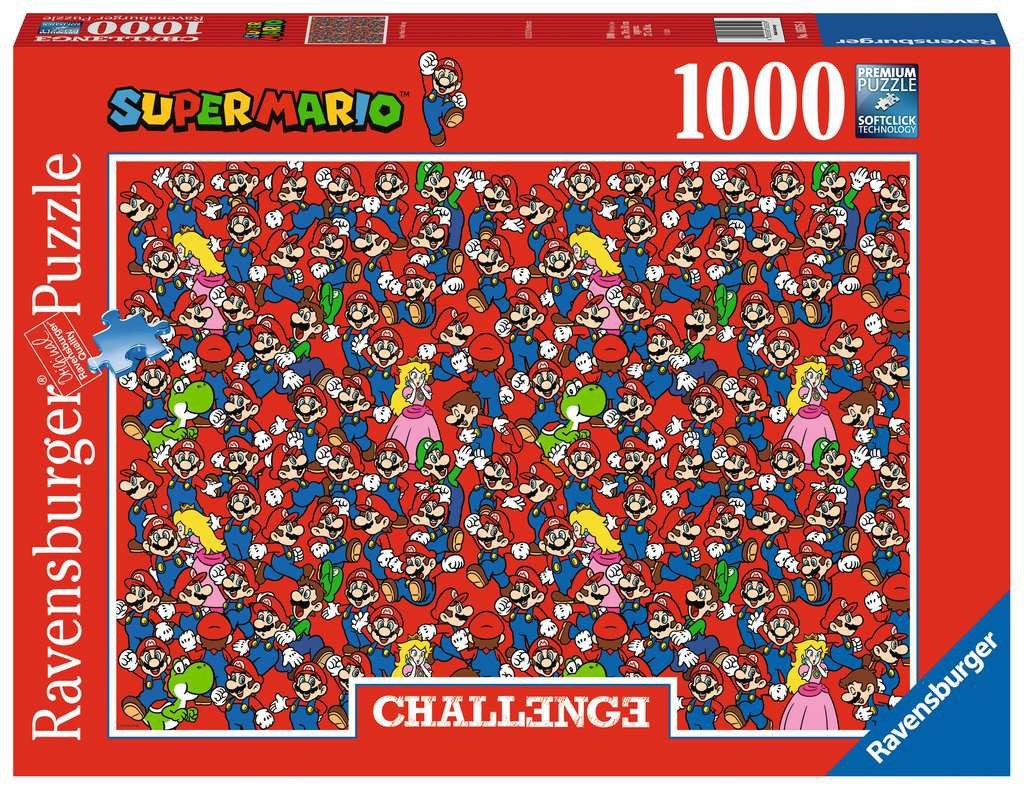 Ravensburger Puzzle Super Mario Bros challenge 1000 Teile Puzzle, 1000 Puzzleteile, Made in Europe