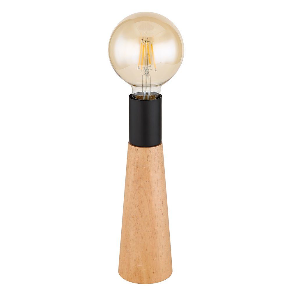 Wohnzimmerleuchte Holzlampe Tischleuchte, inklusive, natur Beistellleuchte Tischlampe etc-shop LED Leuchtmittel nicht Leselampe