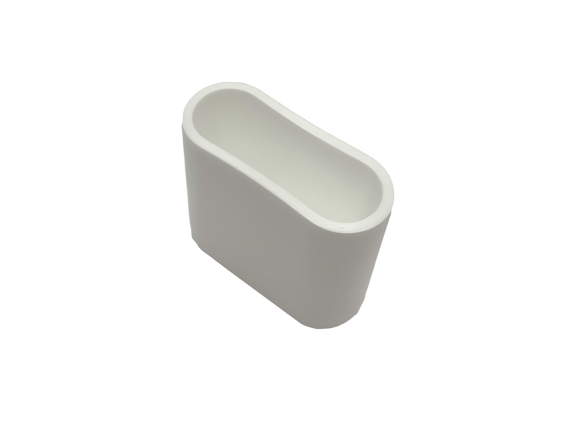 MWH Abdeckkappe Fußkappe 45mm x 17mm oval weiß