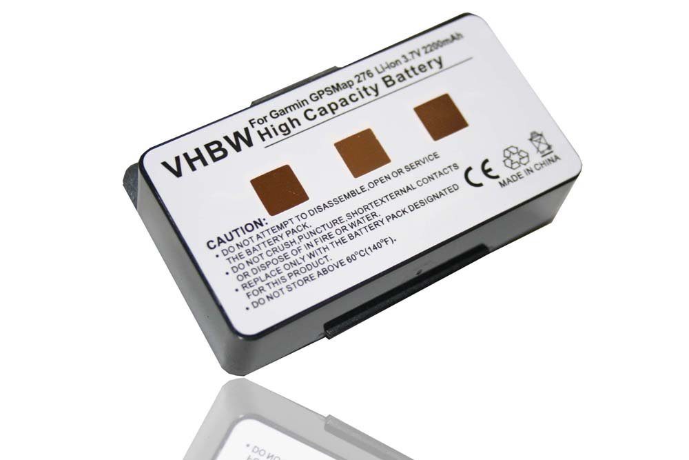 vhbw kompatibel mit Garmin 010-00543-00, EGM478, 100054300, 3580100054300 Akku Li-Ion 2200 mAh (3,7 V)