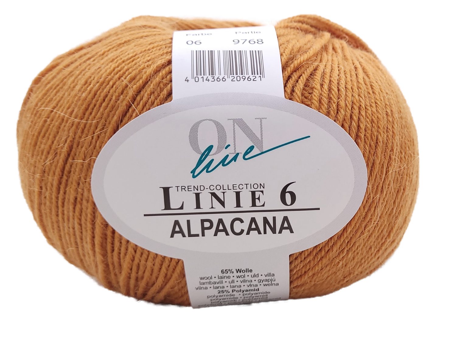 ONline Linie 6 Alpacana feines Strickgarn Häkelwolle, 200,00 m (50g), mit Alpaka und Merinowolle