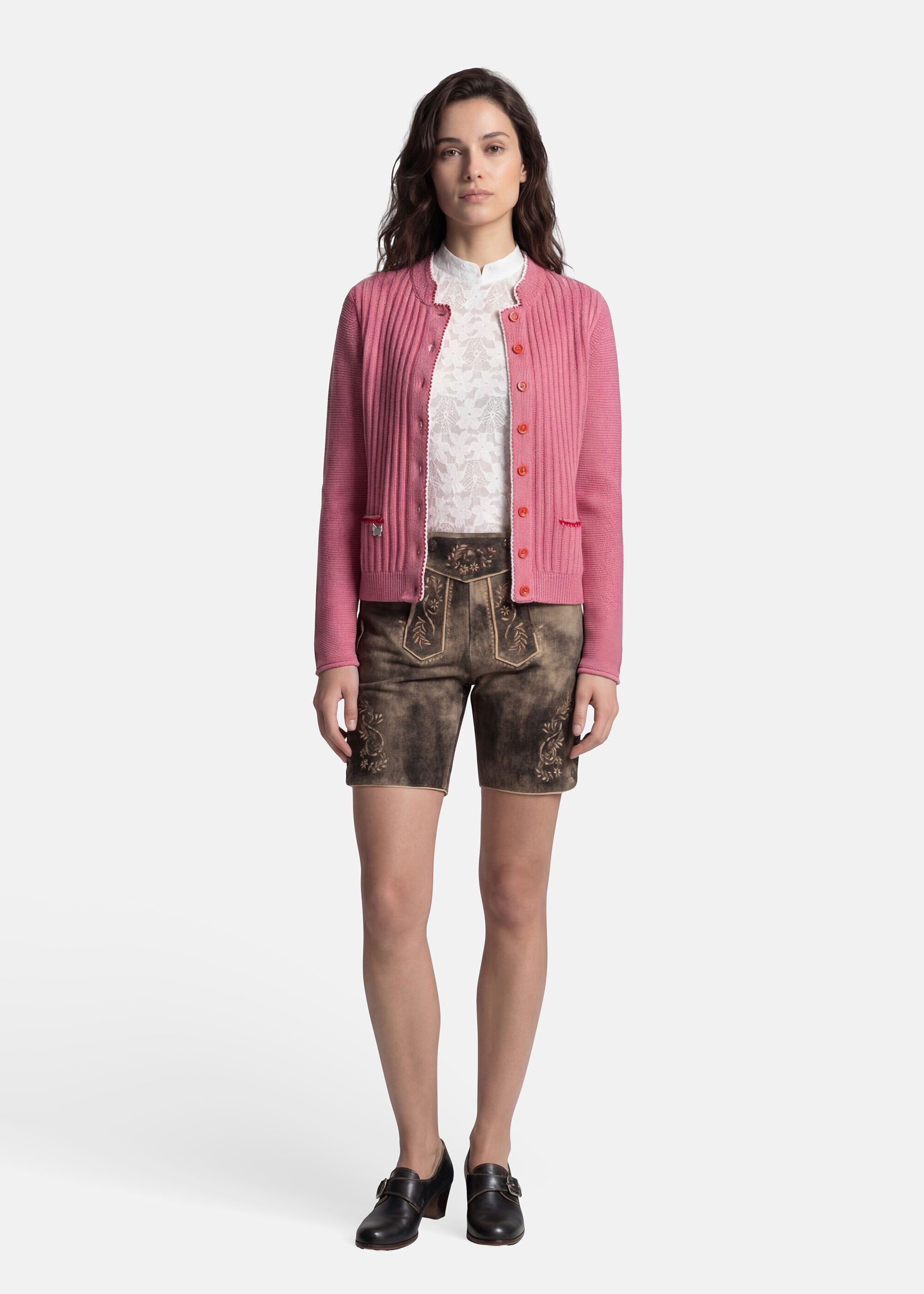 Spieth & Wensky Strickjacke Alexa mit femininen Highlights