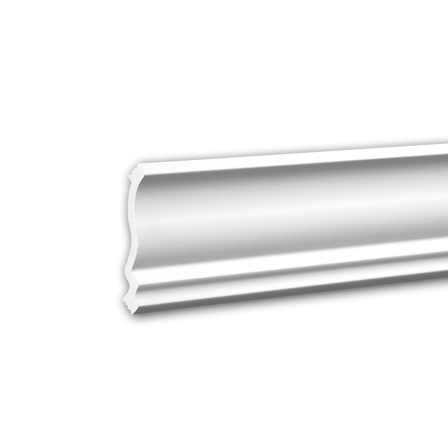 Profhome Eckprofil 650105 Eckleiste Stuckleiste Deckenleiste Zierleiste stoßfest 2 m (Profilleiste, 1-St., Stuckleiste, Eckleiste, Deckenleiste, Zierleiste, 2 m), Profilleiste