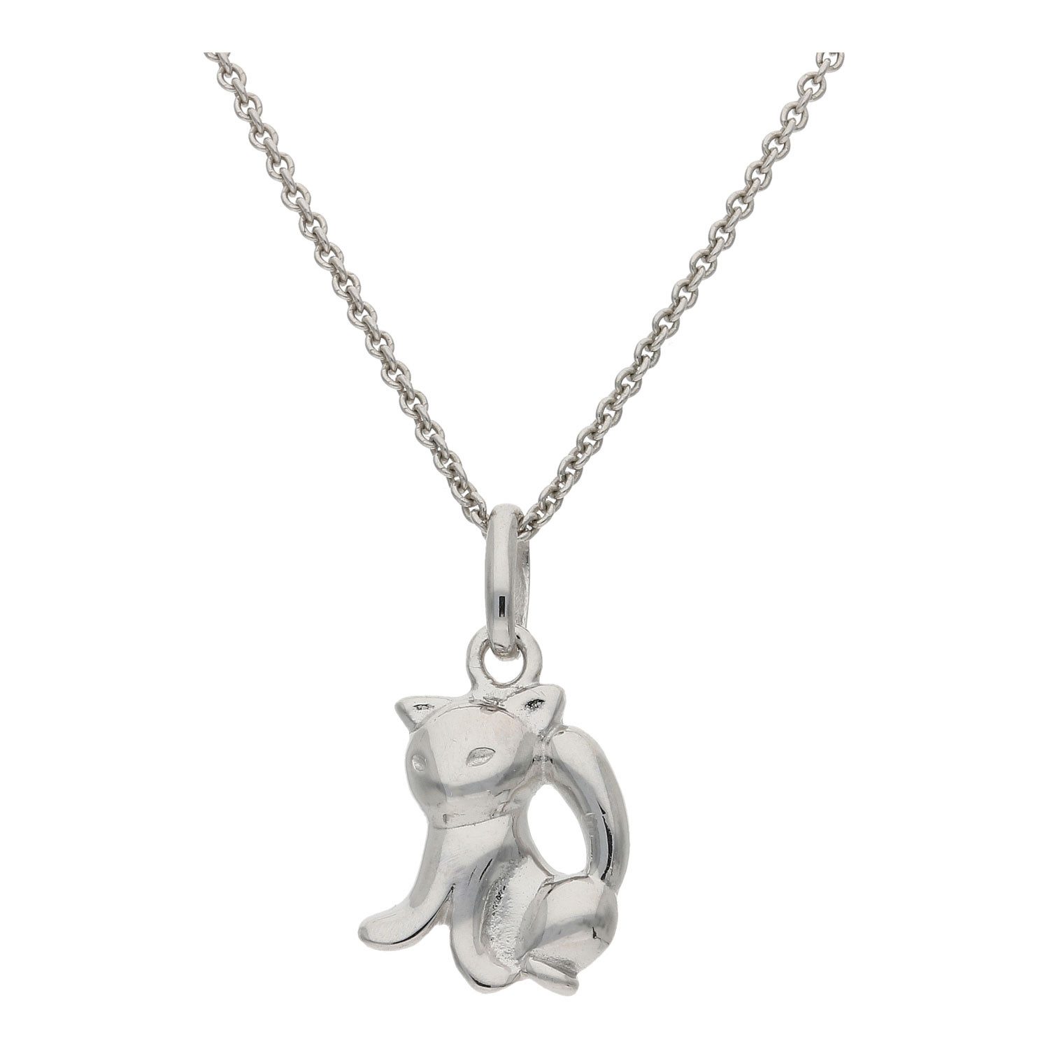 Kettenanhänger Katzen Anhänger Silber 925 für Kinder JL10-02-3654 JuwelmaLux