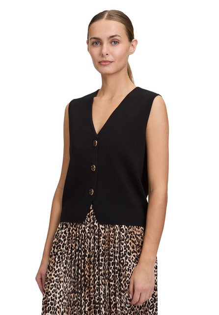 Betty Barclay Strickjacke Betty Barclay Strickweste mit Knöpfen (1-tlg) Mat günstig online kaufen