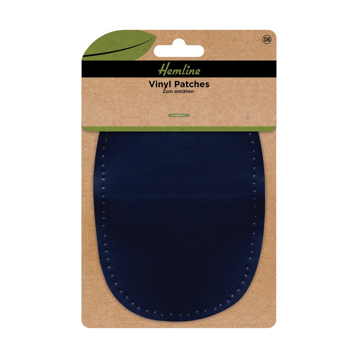 Hemline Stoff Vinyl Patches 10x15 cm navy 2 St