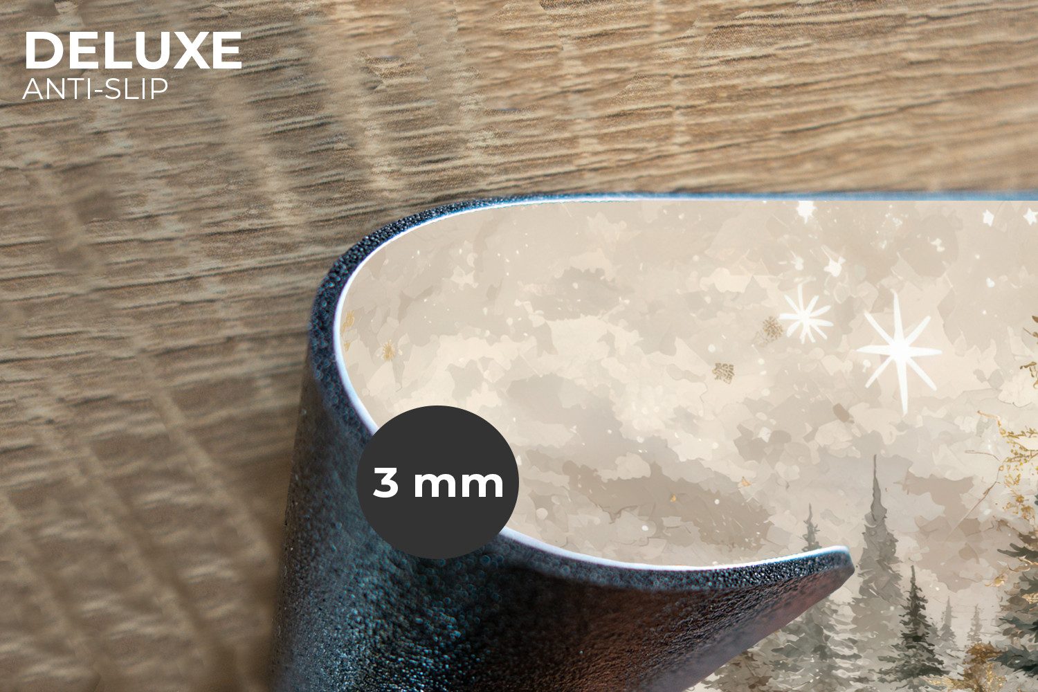 MuchoWow Platzset Wald - Hirsche - Winter - Schnee, (6-St), Platzsets, Tisc günstig online kaufen