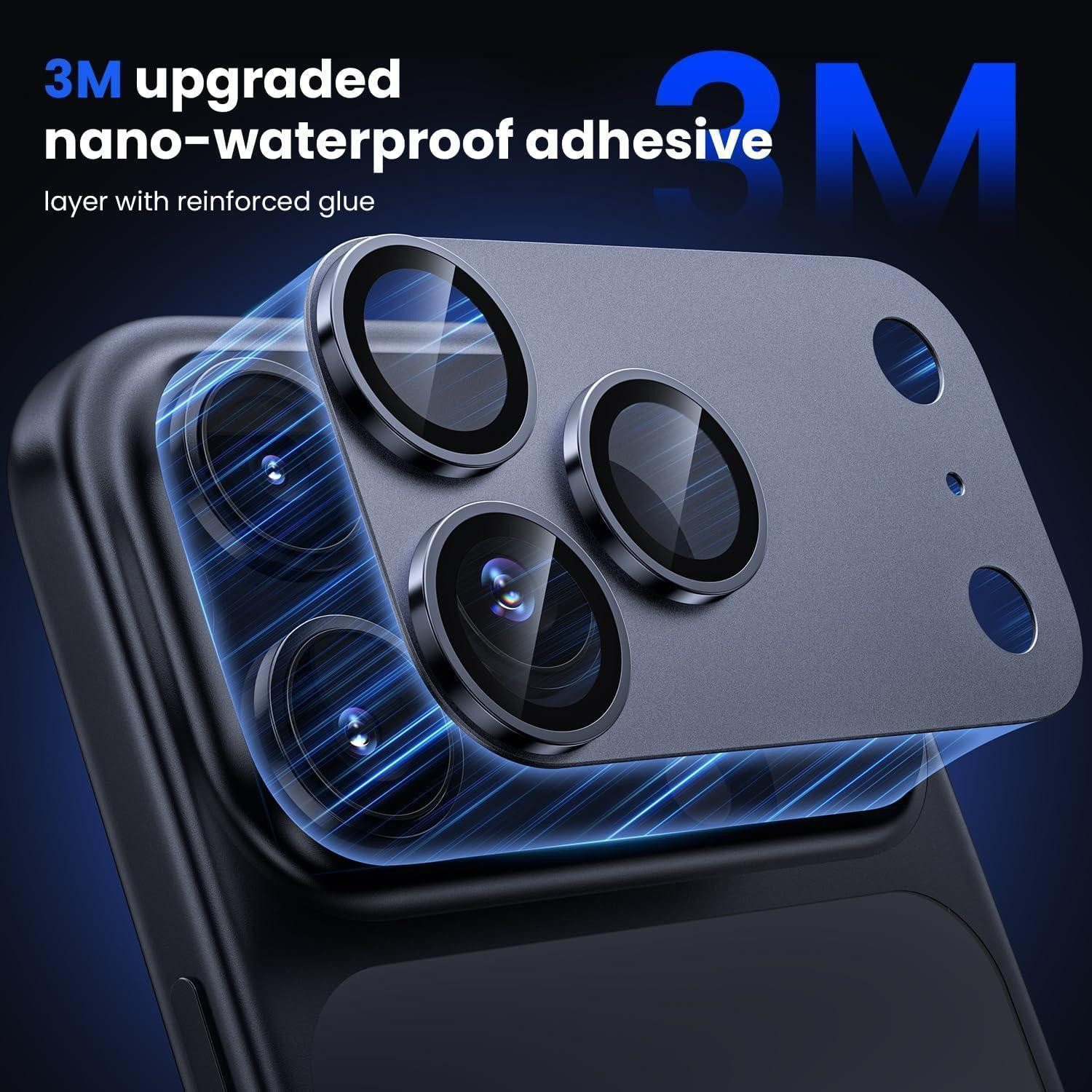 LuxusKollektion Kameraschutzglas Kameraschutz iPhone 17 Pro Matt Deep Blue, 1 Stück – Bild 3 von 5